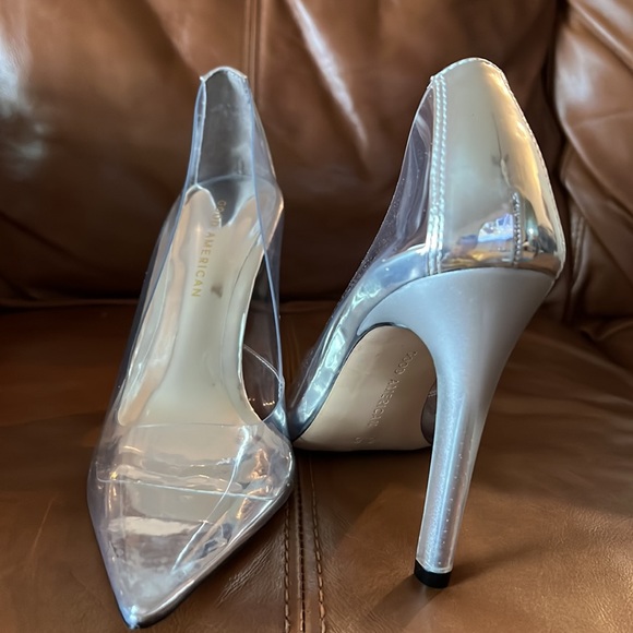 Brand New Good American by Khloe Kardashian, Cinderella glass heels! - Picture 7 of 10